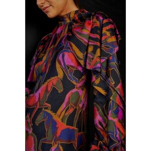 FARM Rio Multicolor Horse Print Mini Dress